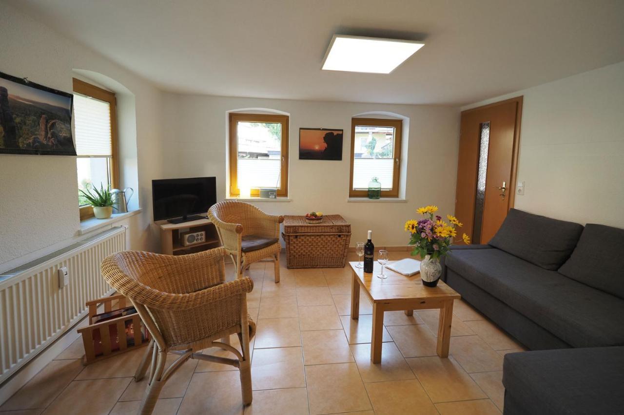 Appartement Haus Felsental à Rathen Extérieur photo