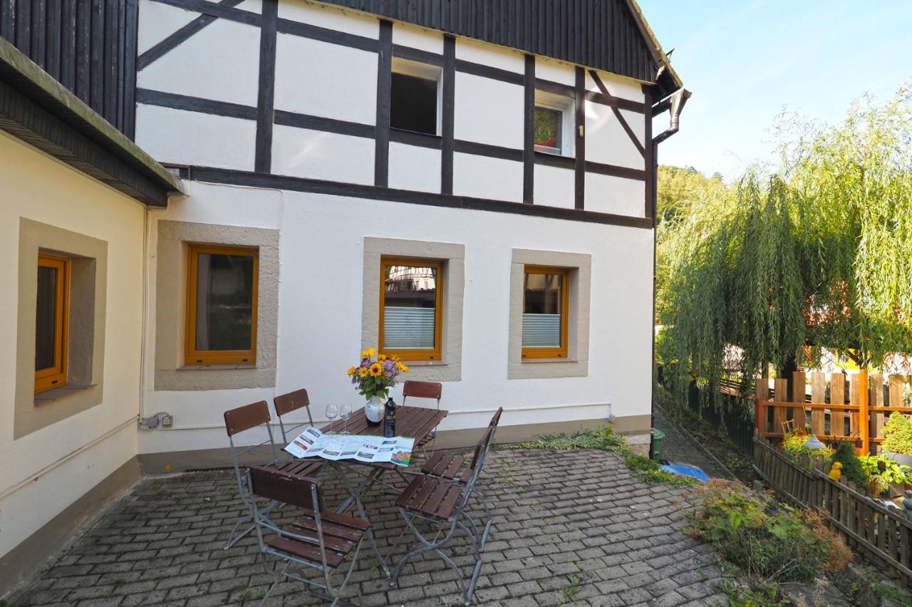 Appartement Haus Felsental à Rathen Extérieur photo